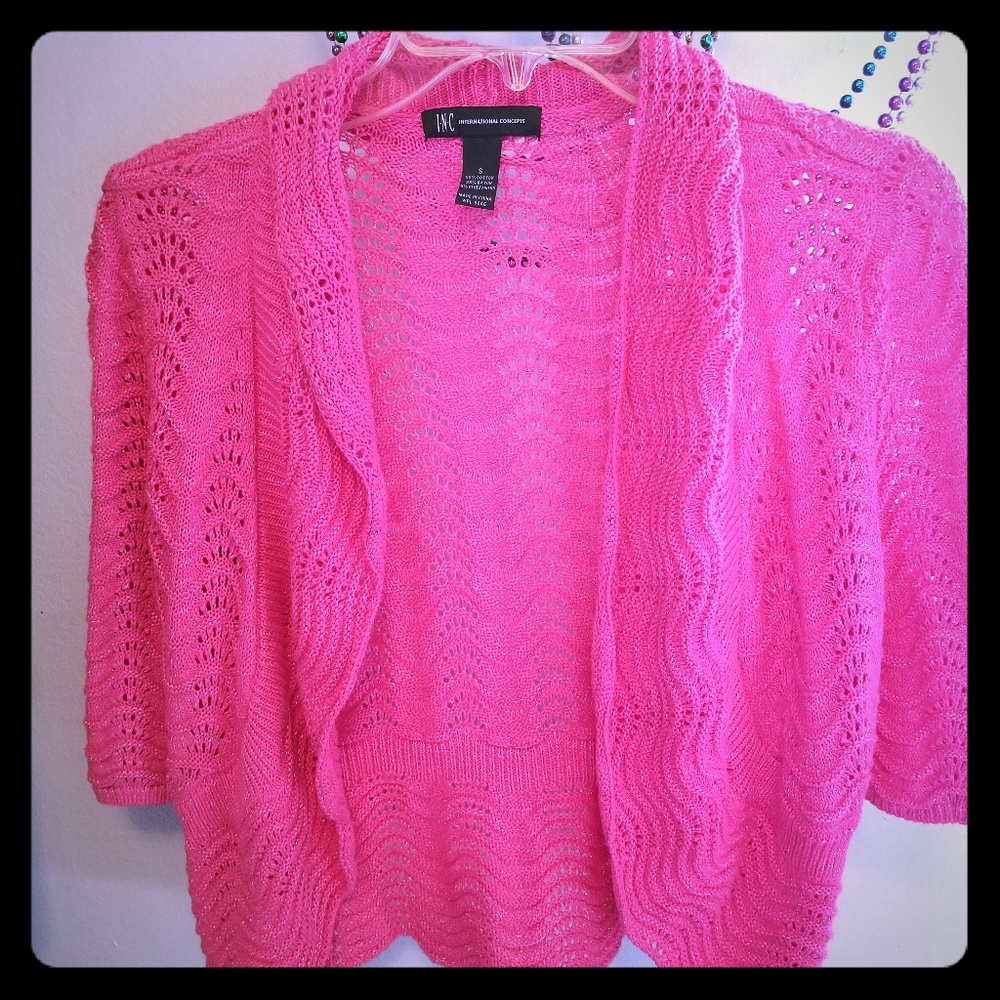 INC International Concepts Pink Sweater